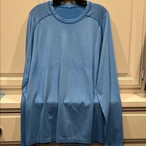 Lululemon Athletica Blue Long Sleeve Performance Tee